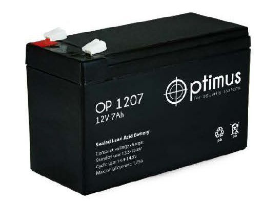 Аккумулятор optimus ap 1207 Аккумулятор optimus ap 1207